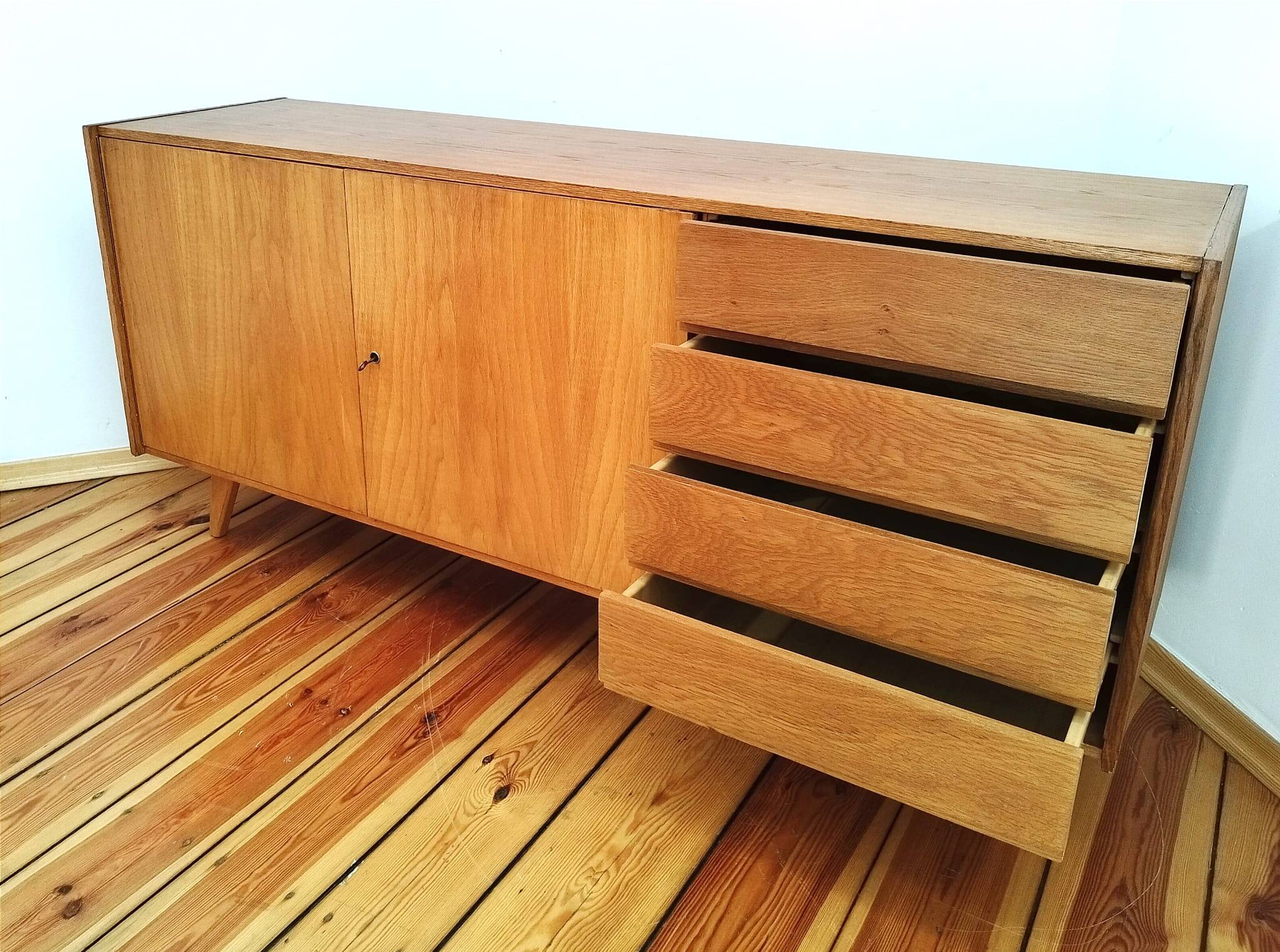 Czechoslovakian Sideboard by J. Jiroutek for Interier Prague, 1960s