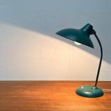 German green table lamp 6786 from the mid-century by Christian Dell for Kaiser Idell, 1960s.