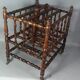 Napoleon III turned wood magazine or music sheet rack B848