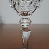 6 verres à vin en cristal