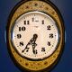 German clock "peter- uhren gmbh" in vintage ceramic