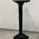Nineteenth century black wooden fifth wheel column Napoleon III