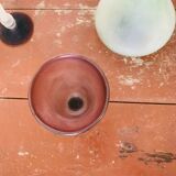 Set of 8 vases, bowls, in glass paste