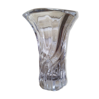 Large crystal vase