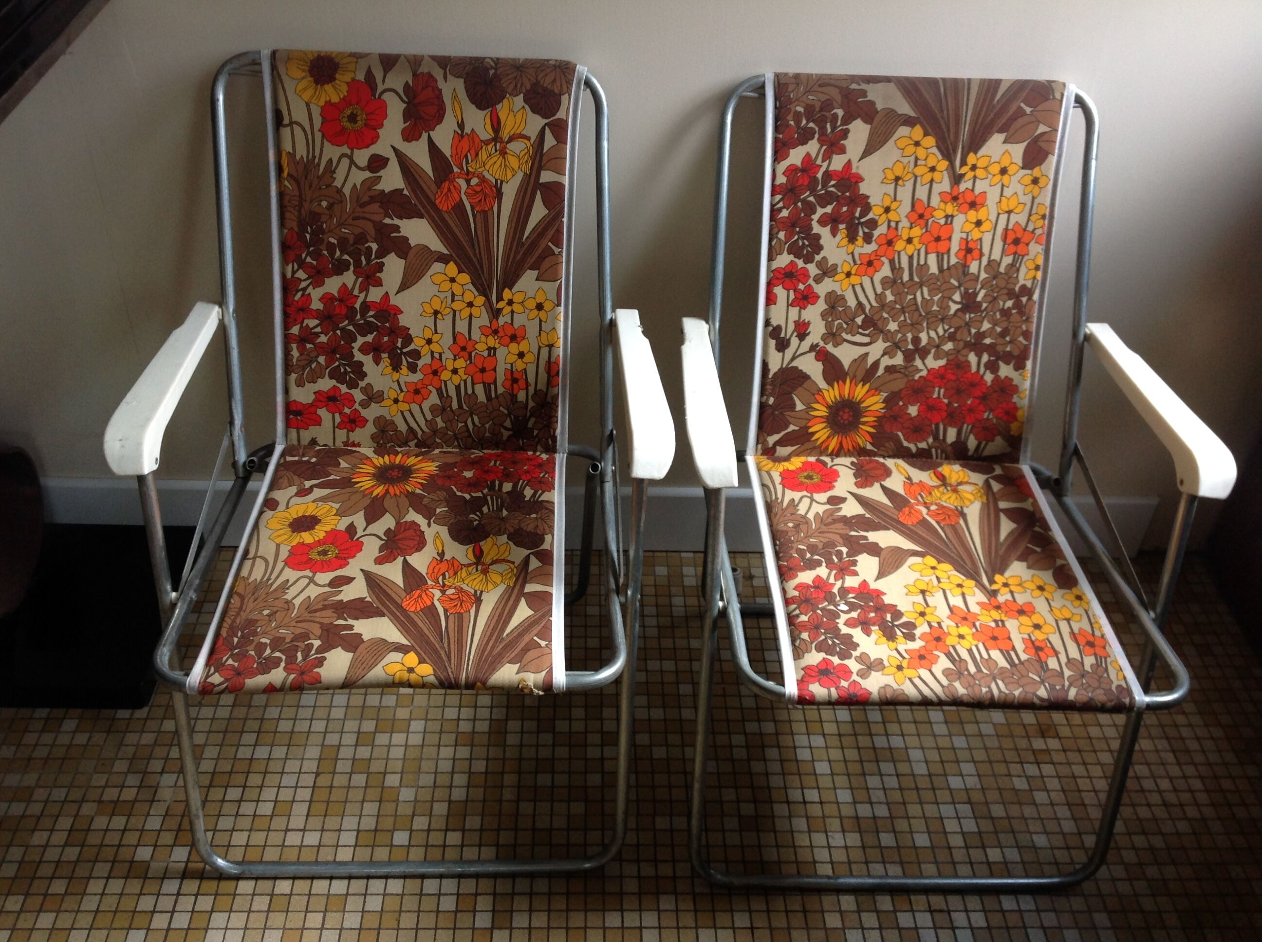 Duo de fauteuils camping