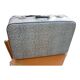 Antique black and white fibroc suitcase