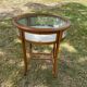 Vitrine sur pied vintage