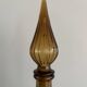 Vintage Empoli Glass Decanter with Stopper, Italy, 1960s