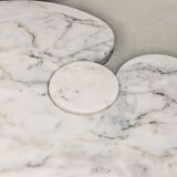 Pair of tables "Eros" by Angelo Mangiarotti for Skipper