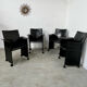 Lot 4 old armchairs "Korium" by Tito Agnoli for Matteo Grassi 1980