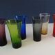 6 verres colorés