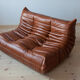 2 seater sofa and armchair Togo  designed by Michel Ducaroy 1973