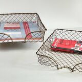 Stackable banks vintage brass wire