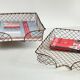 Stackable banks vintage brass wire