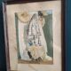 Aquarelle ancienne française, Charles Bruneau (?-1891)