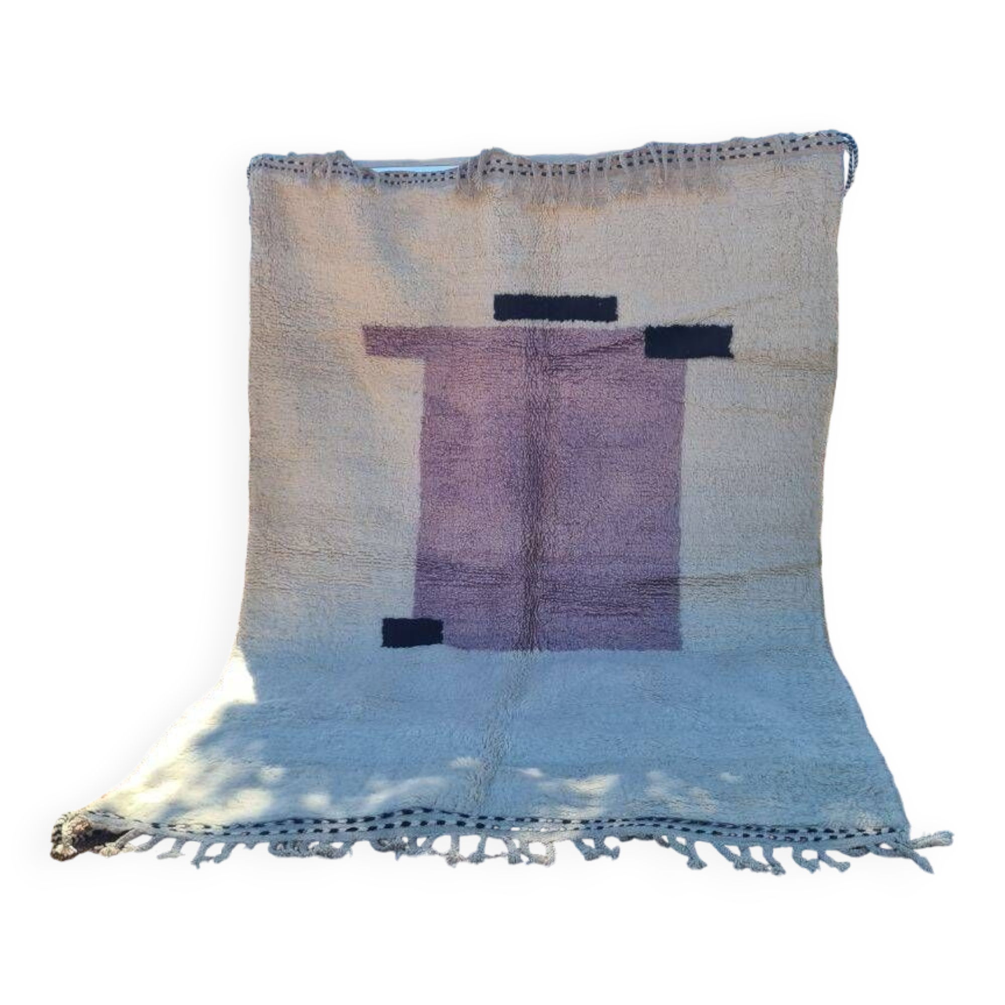 Handmade wool Berber rug 300X200 cm