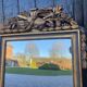 Louis XVI mirror in carved and gilded wood, 18th century