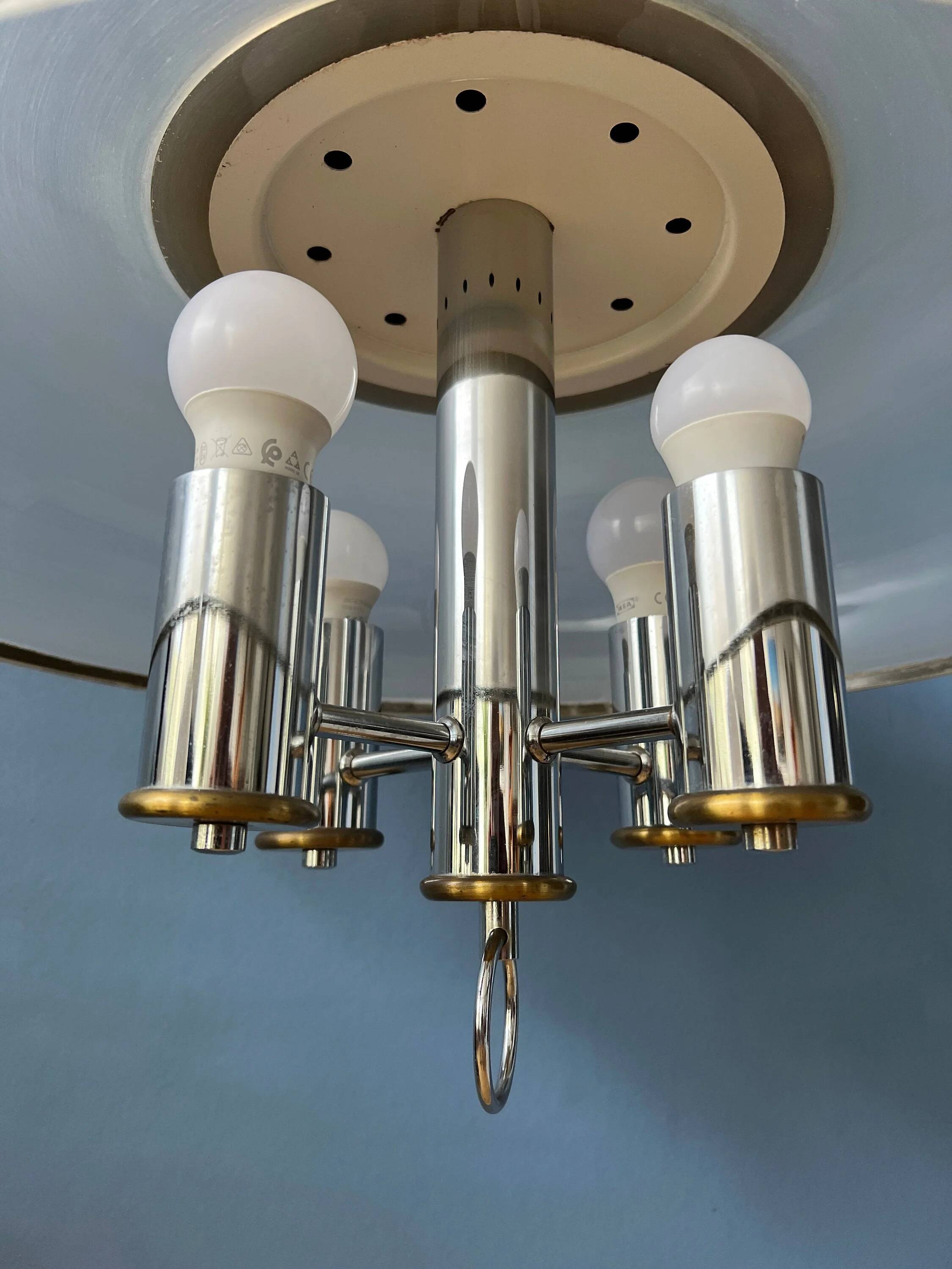 Suspension Mid-Century / Space Age chandelier