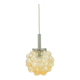 Mid Century Modern Amber Bubble Glass Pendant or Ceiling Light by Helena Tynell for Limburg, Germany