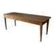 Antique wooden table with tapered legs – 200 cm