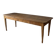 Antique wooden table with tapered legs – 200 cm