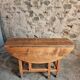 Vintage French drop-leaf table – Oval dining table, circa 1930–1950