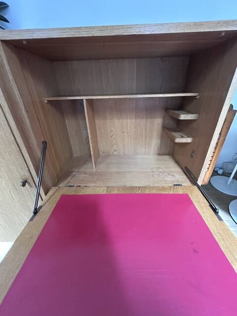 Vintage storage secretary desk