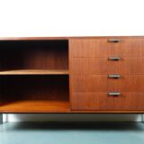 Set of 2 sideboards  dhs-20 teak herbert hirche for christian holzäpfel kg 1950s