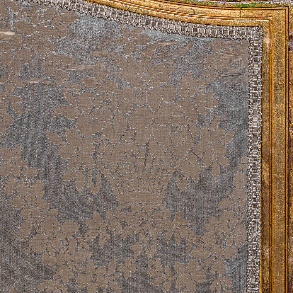 Magnificent Louis XVI wingback armchair.