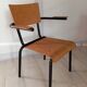 Paire de fauteuils métal tubulaire 1954
