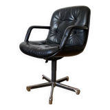 Strafor 451 leather armchair