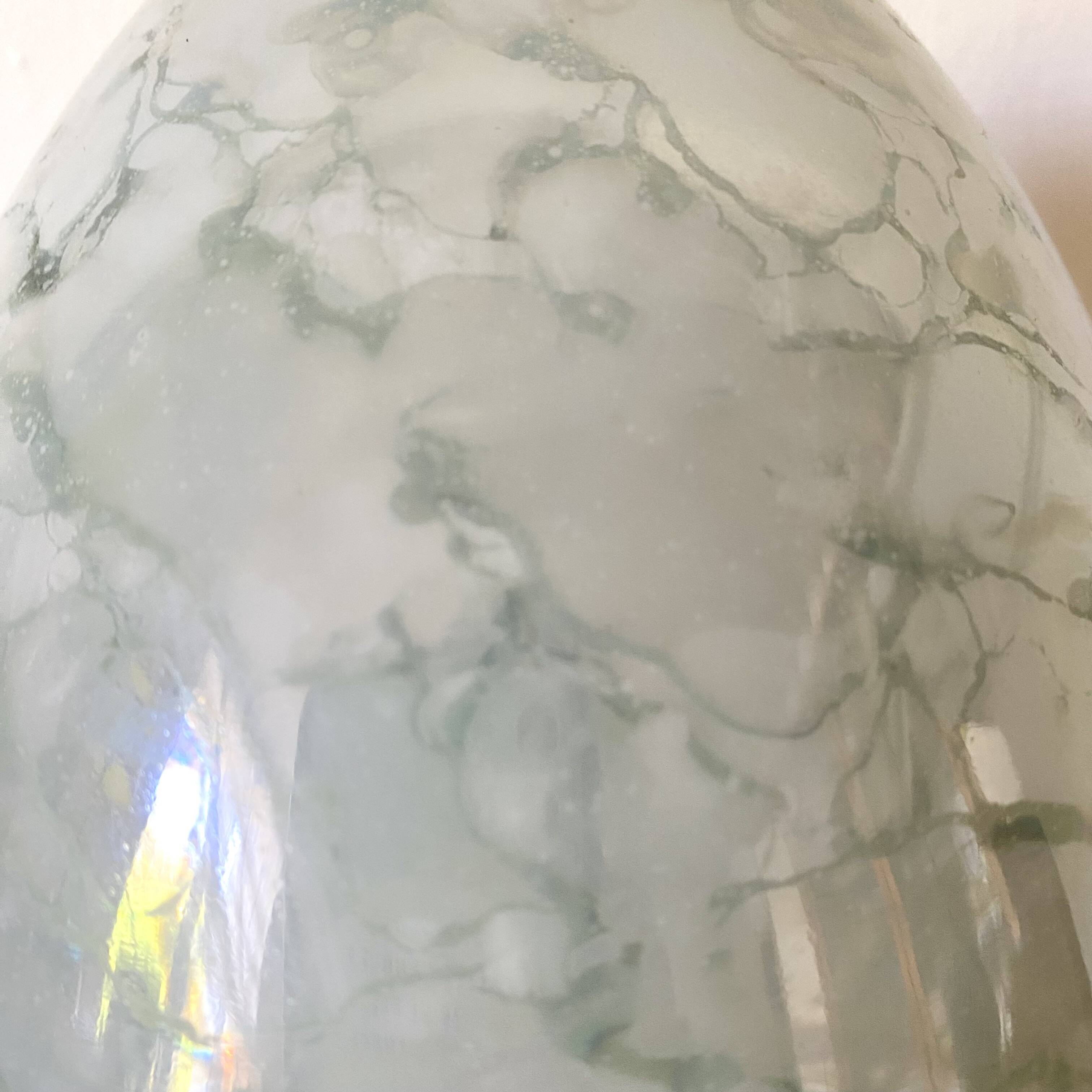 Marbled egg lamp from the 80s