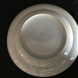Canton porcelain plate - Character and Bird Decoration - China - 19th Century