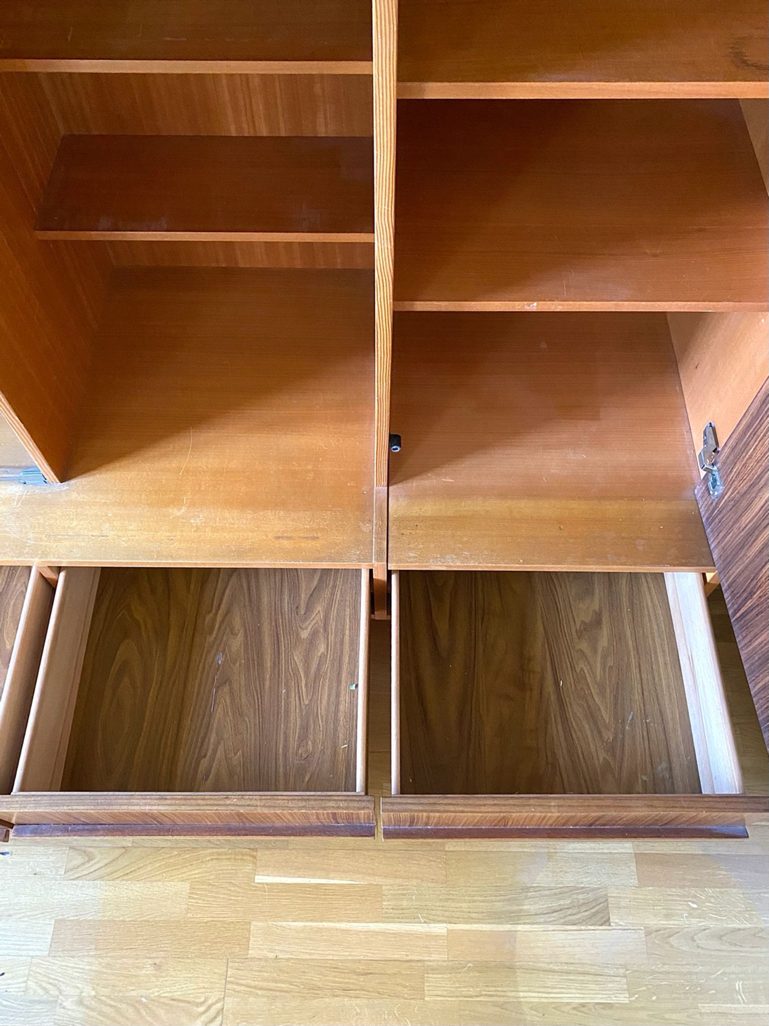 Wall unit / bookcase Italian Luigi Bartolini 1960
