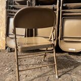 Metal folding chairs
