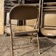 Chaises pliantes en métal