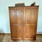 Parisian cabinet in removable raw wood