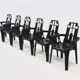 Set of 6 Boston Chairs by Pierre Paulin for Henry Massonnet France 1980s