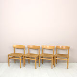 Set of 8 chairs by børge mogensen for karl andersson