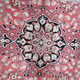 Tapis Tabriz Vintage Fait Main en Laine du Cachemire – 78 x 129 cm