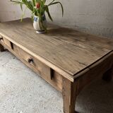 Low farmhouse table