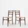 Set of Belgian Teak Dining Chairs with Braided Rope Seat, 1960s