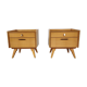 Pair of Scandinavian bedside tables, 50s/60s