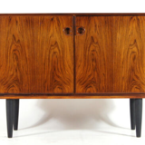 Meuble hi-fi retro vintage danois en palissandre