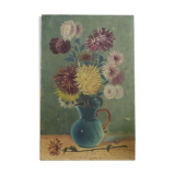 Old paintings of dahlias