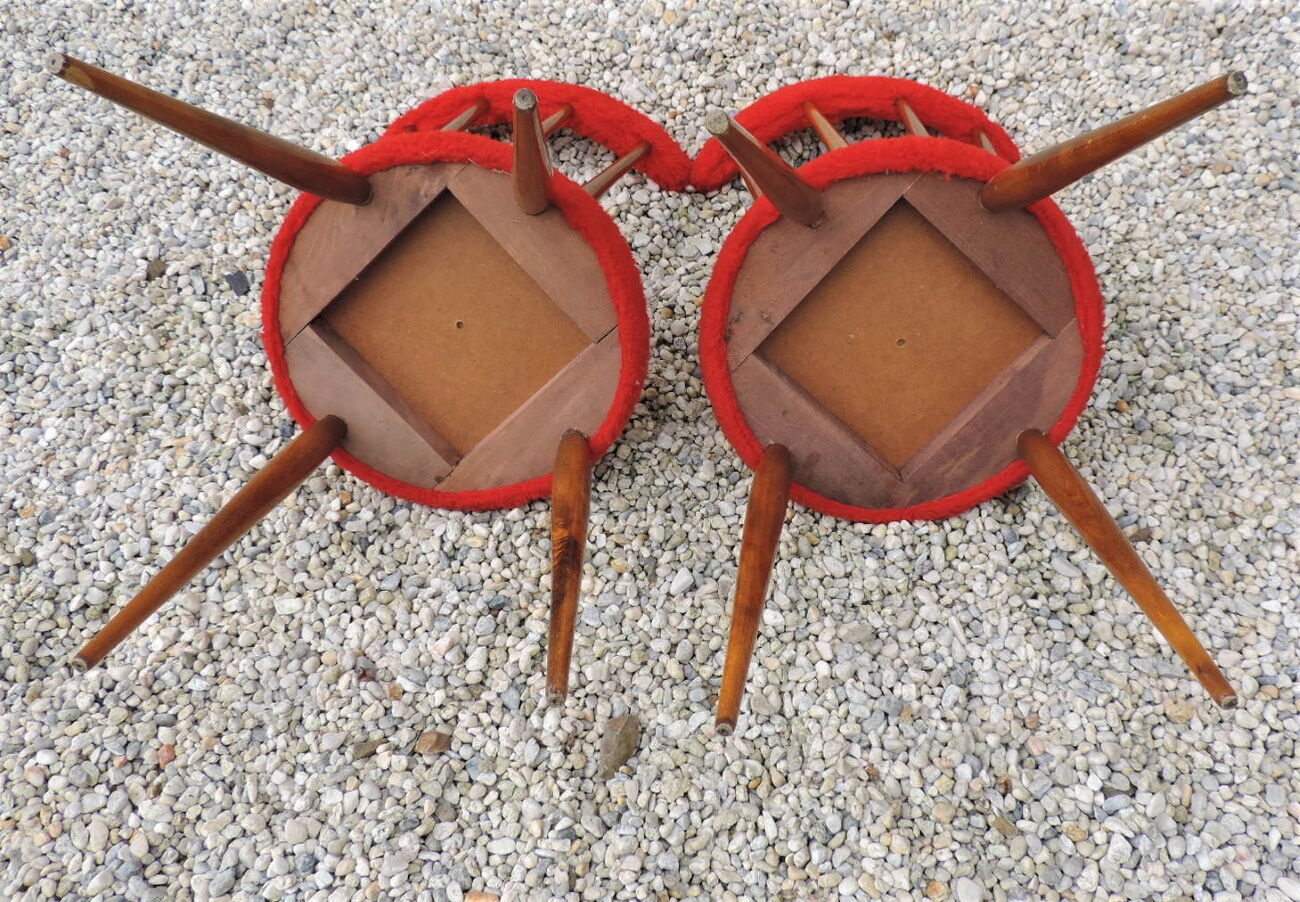 Paire de chaises "moumoutes " 1970