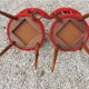 Paire de chaises "moumoutes " 1970