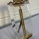 Frame in brass and beveled glass