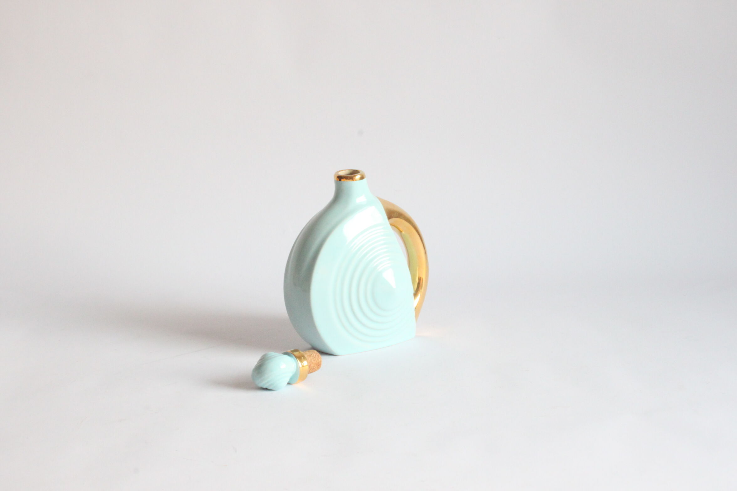 Art Deco Ceramic Bottle By André Bayer Brussels 1940S