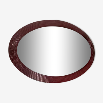 Oval shaped mirror 50x33cm